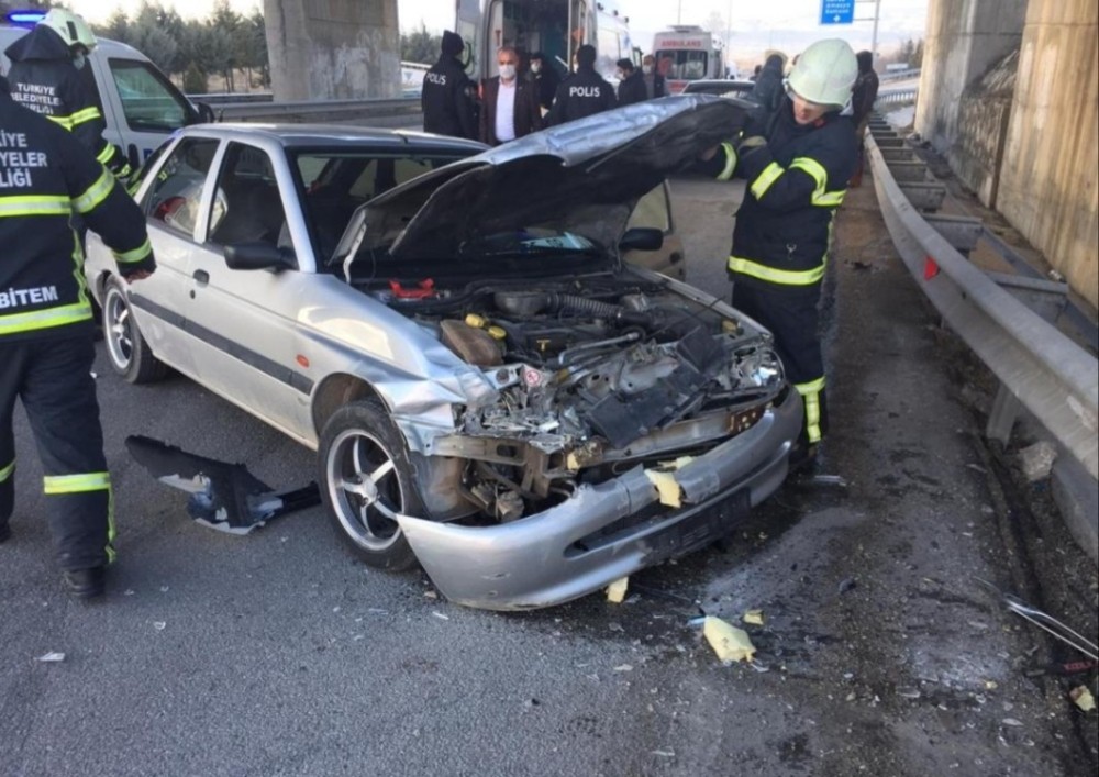 Amasya´da zincirleme trafik kazasında 3 yaralı
