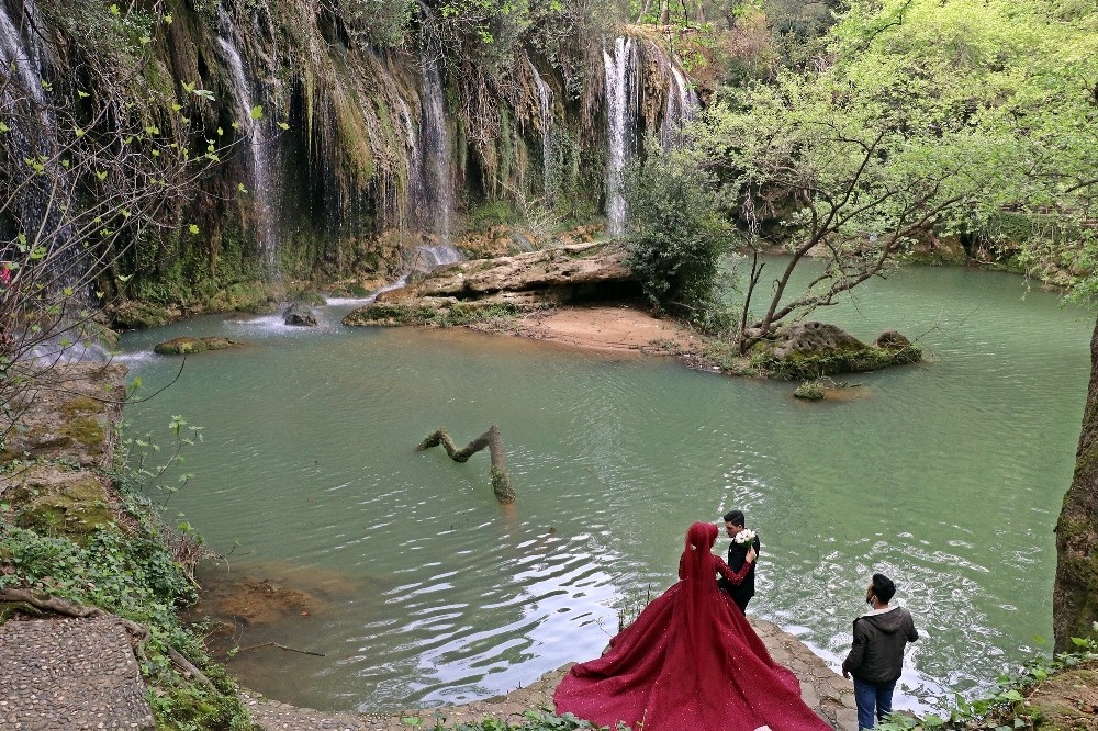 Antalya´nın doğal fotoğraf stüdyosu: Kurşunlu Şelalesi
