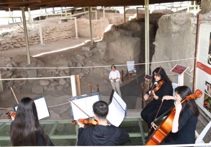 Arslantepe Höyüğü'nde Resim ve Müzik Etkinliği