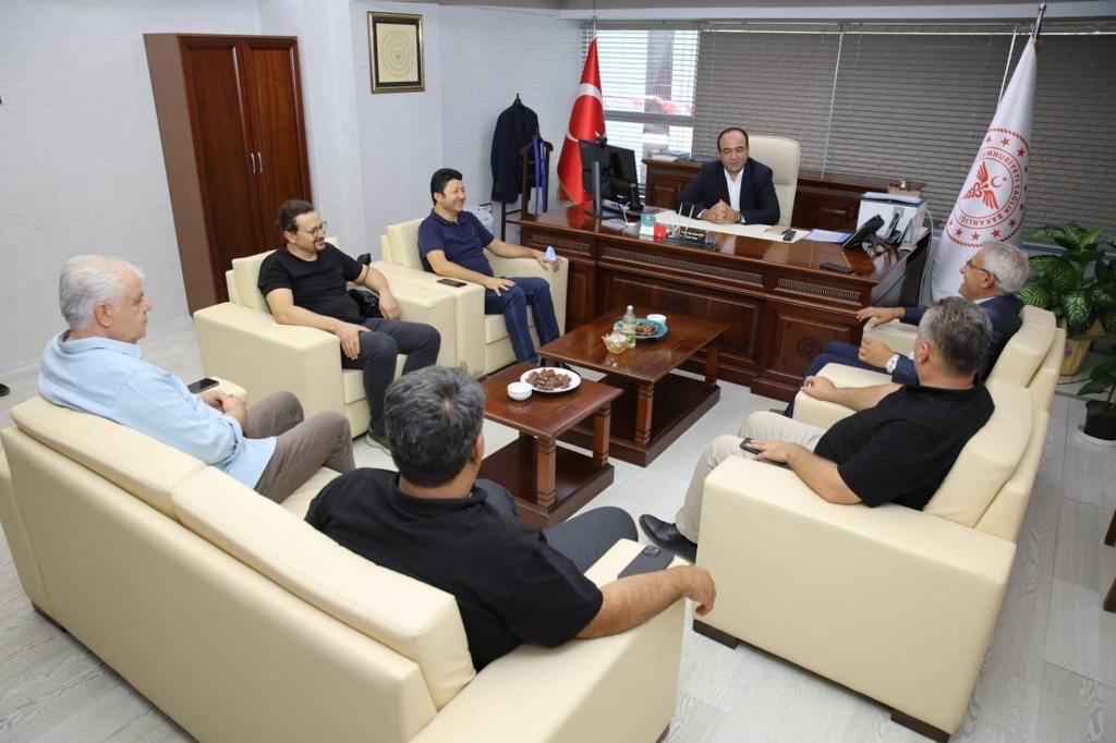 Başkan Güder'den Berk'e Hayırlı Olsun Ziyareti