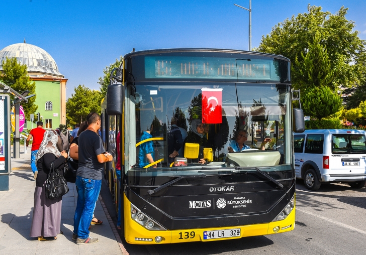 BELEDİYE OTOBÜSLERİ BAYDAMDA ÜCRETSİZ