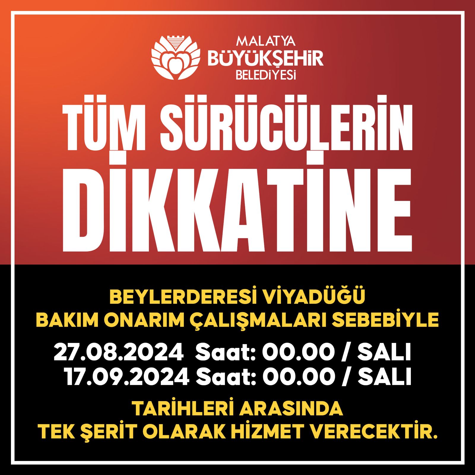 BEYLERDERESİ VİYADÜĞÜ BAKIM’A ALINIYOR