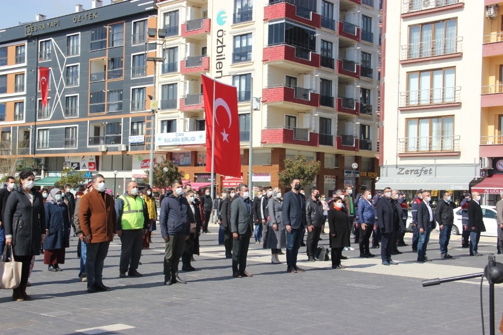 Çan´da İstiklal Marşı´nın kabulünün 100. yıl dönümünü kutlandı
