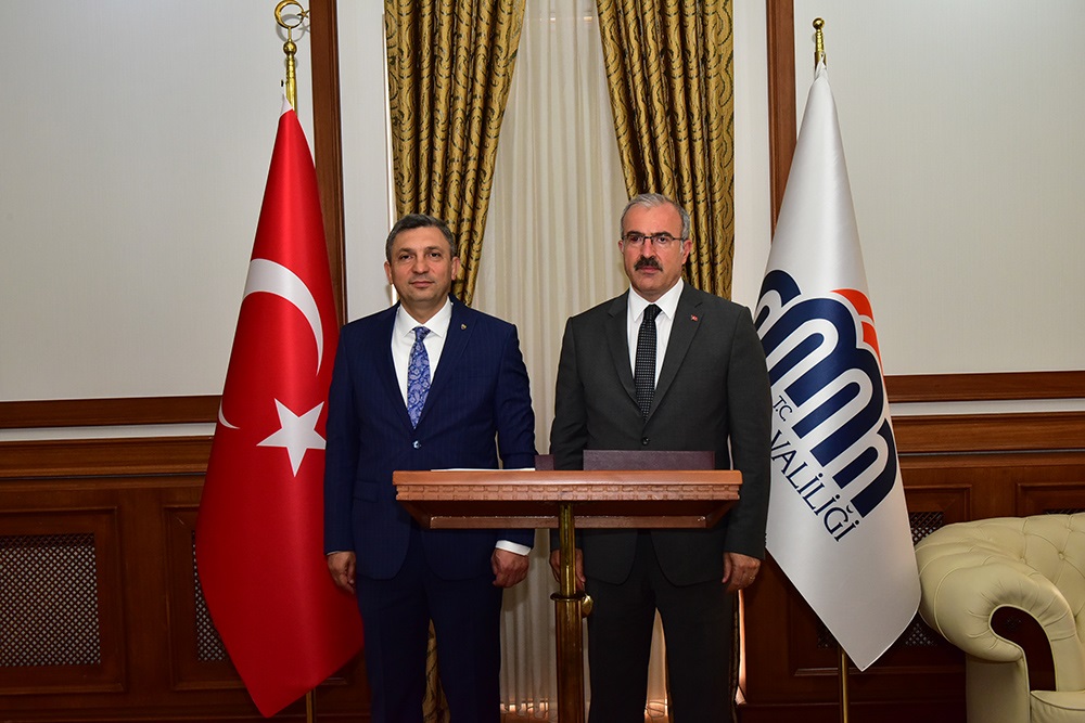 Elâzığ Valisi Toraman’dan, Vali Şahin’e Ziyaret