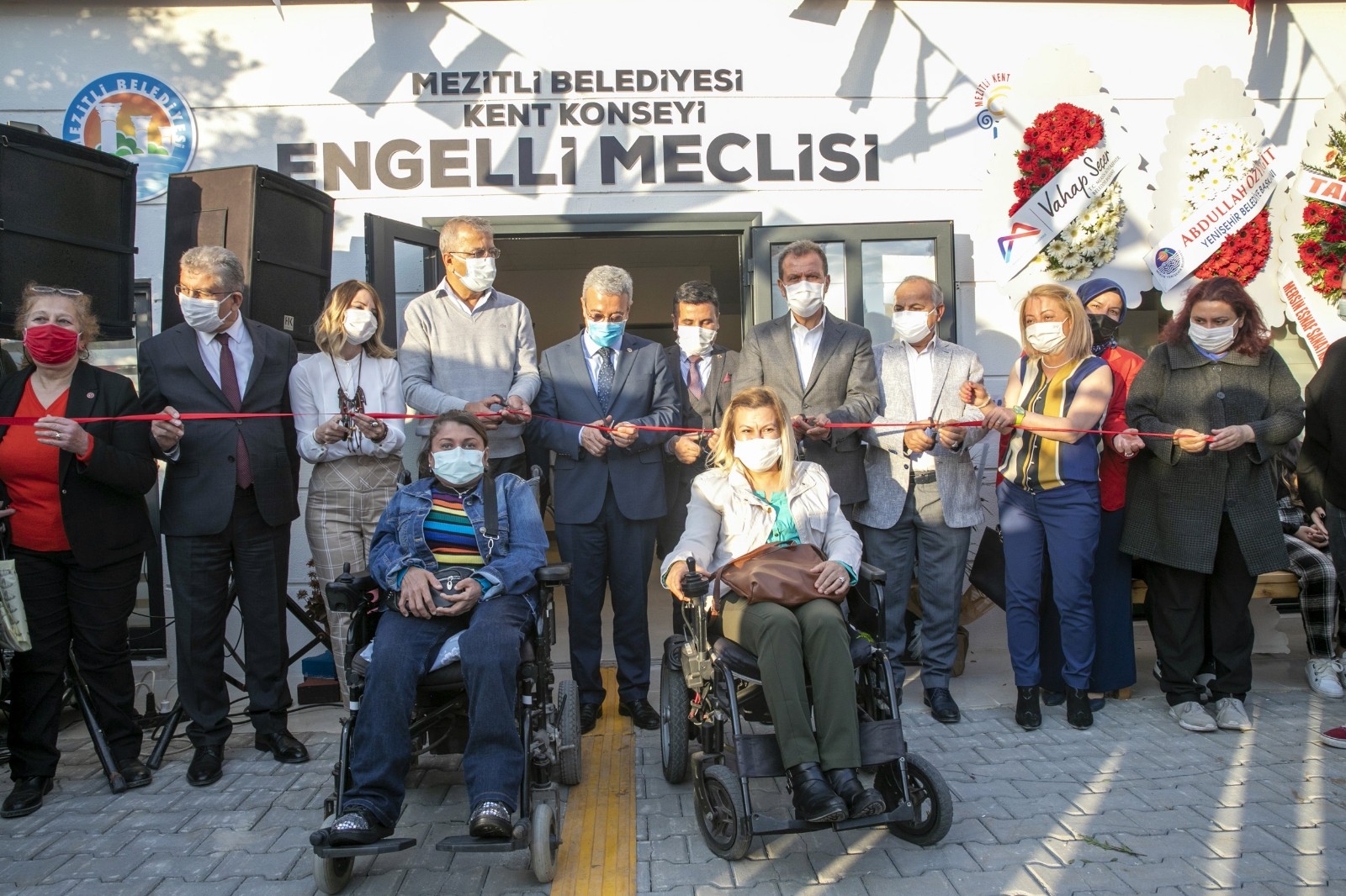 Engelliler, Mezitli´de yeni bir yaşam alanına kavuştu
