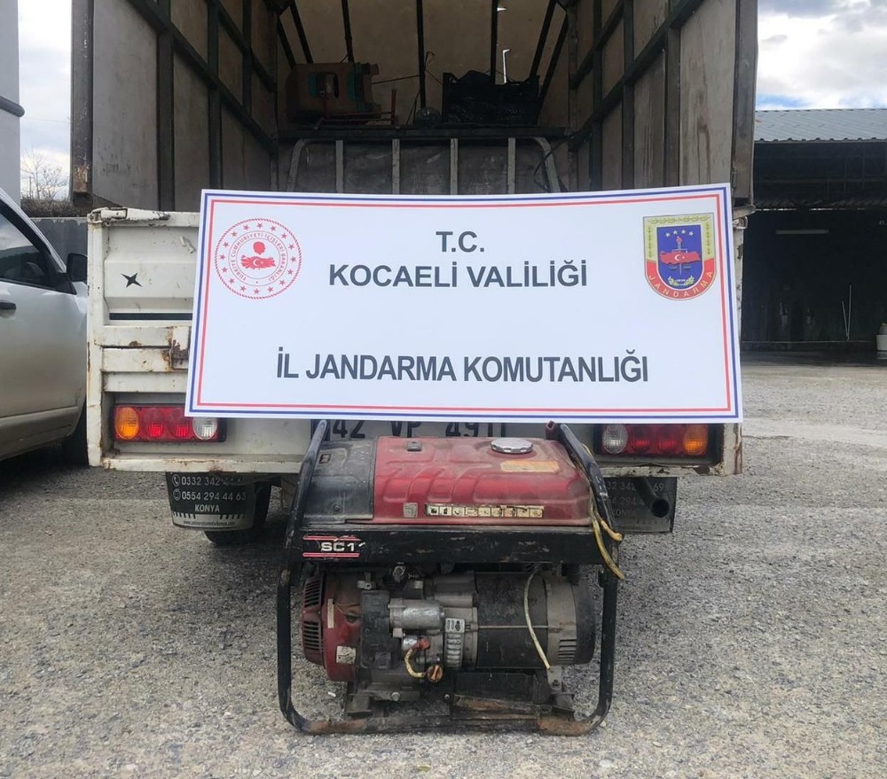 Jeneratör hırsızları JASAT dedektiflerinden kaçamadı
