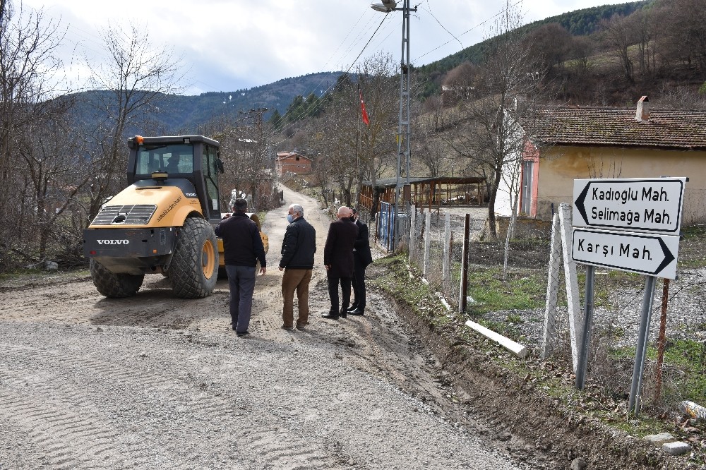 Karabük´te köy yollarında bakım-onarım çalışmaları
