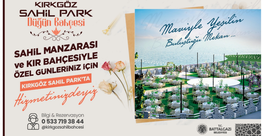 Kırkgöz Sahil Park Düğün Bahçesi Açılış İçin Gün Sayıyor