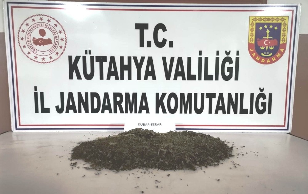 Kütahya´da 640 gram esrar ele geçirildi
