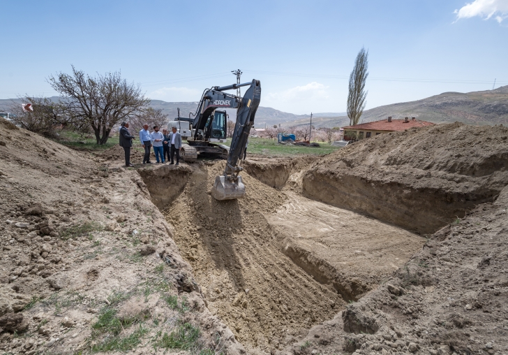 Maski Akçadağ su deposu çalışması 