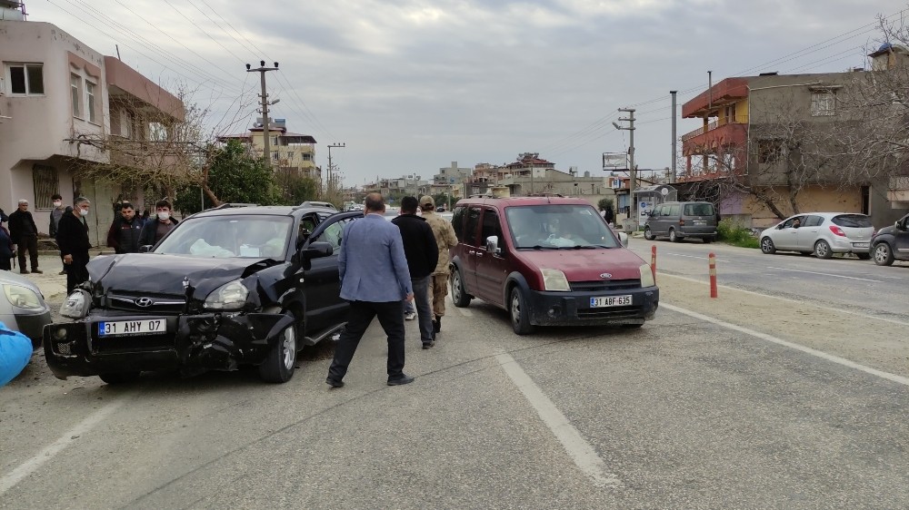 Samandağ´da trafik kazası
