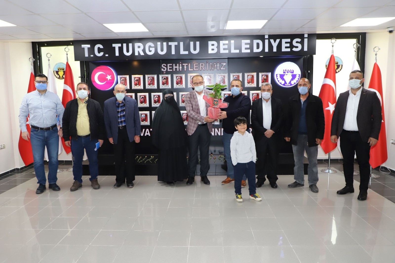 Şehit yakınlarından Başkan Akın´a teşekkür
