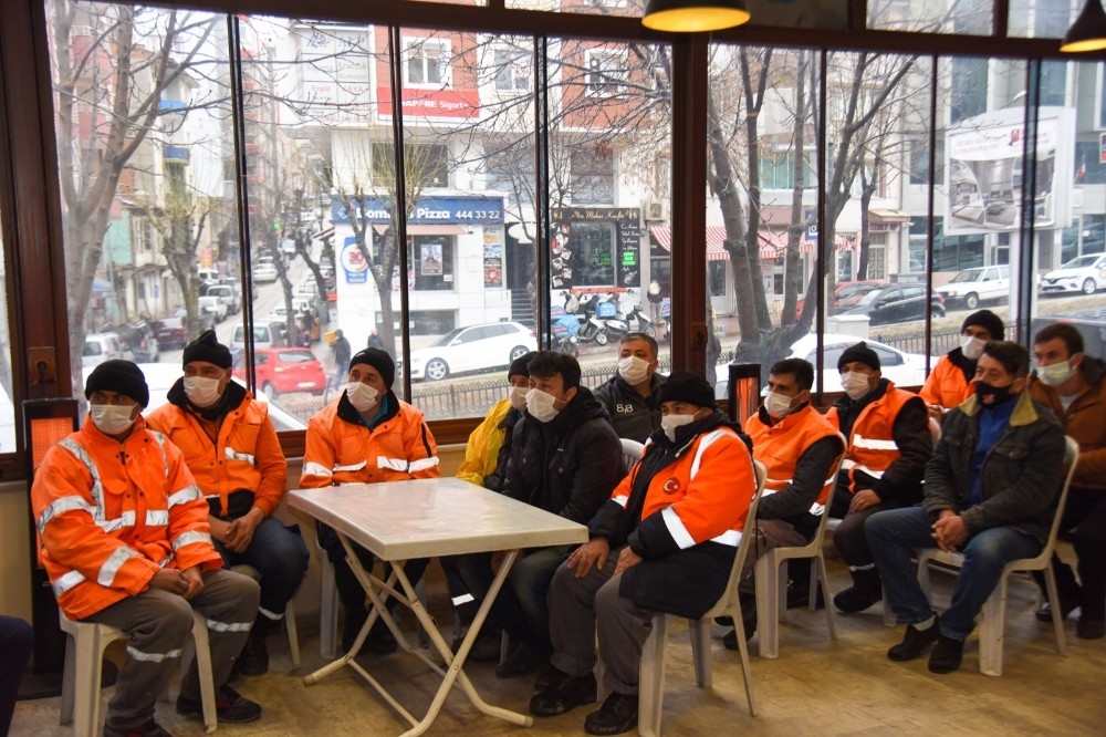 Temizlik İşleri Müdürlüğü çalışanlarına teşekkür
