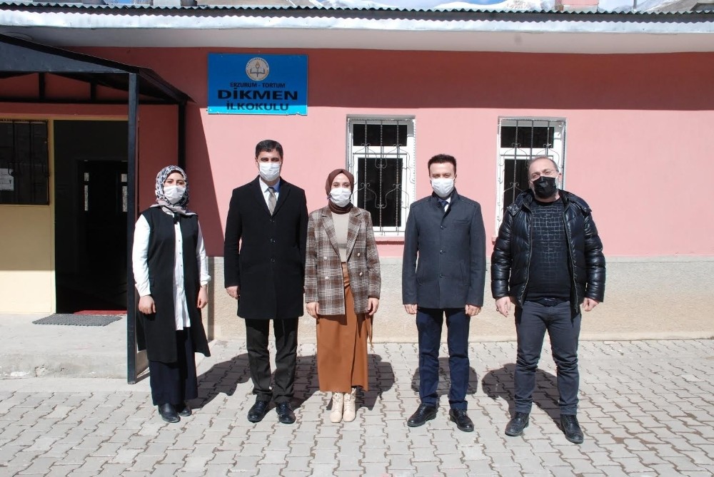 Tortum Dikmen ilkokuluna anlamlı yardım
