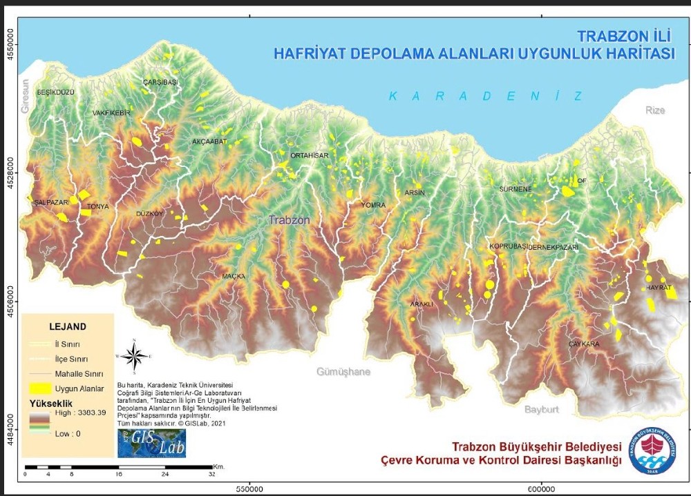 Trabzon´da hafriyat depolama alanları belirlendi
