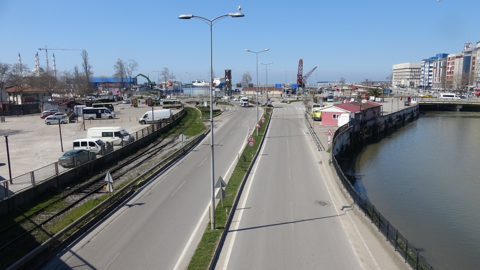 Zonguldak´ta pazar günü kısıtlama sessizliği
